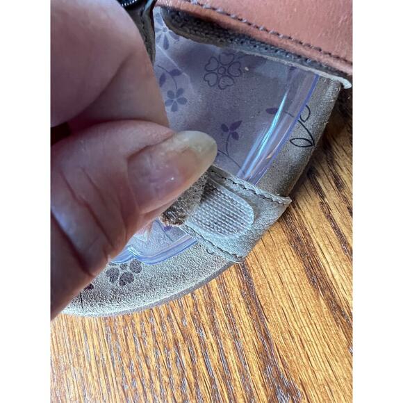 Taos Prize slide sandals, leather, 3 strap adjustable, women's size 7 - Picture 7 of 10